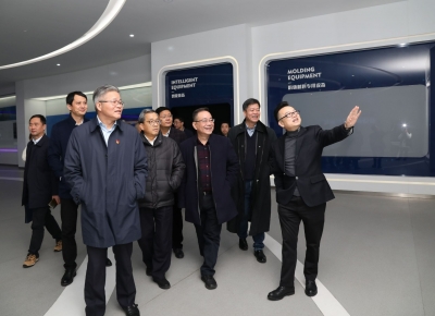 2020年12月16日時任浙江省經(jīng)濟(jì)與信息化廳廳長徐旭調(diào)研天通